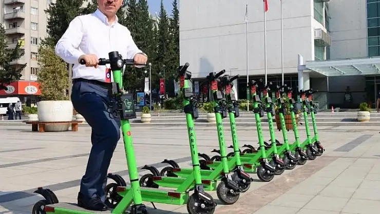 'Kahramanmaraş´ta scooterlı ulaşım dönemi'