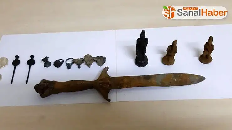 Kahramanmaraş'ta tarihi eser kaçakçılığı operasyonu: 2 gözaltı