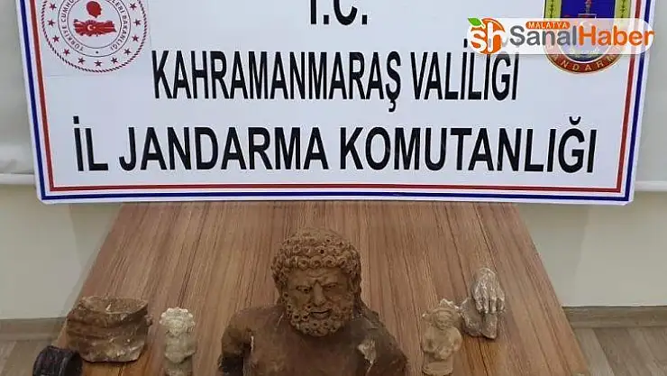 Kahramanmaraş'ta tarihi eser kaçakçılığı operasyonu: 3 gözaltı