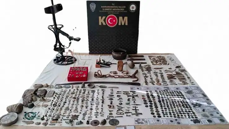 'Kahramanmaraş´ta tarihi eser kaçakçılığı operasyonu'