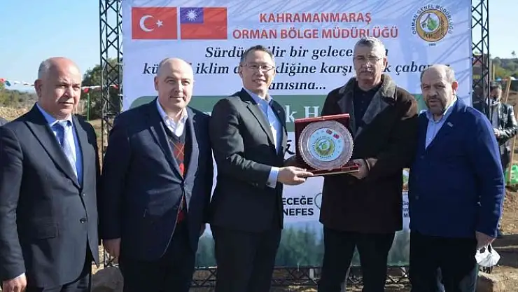 'Kahramanmaraş´ta ''Tayvan Dostluk Hatıra Ormanı'' kuruldu'