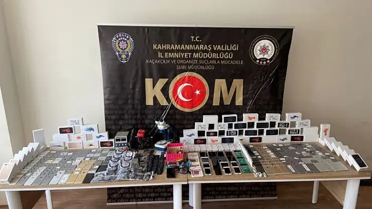 'Kahramanmaraş´ta telefon kaçakçılığı: 1 gözaltı'