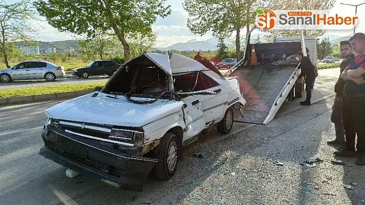 Kahramanmaraş'ta trafik kazası: 1'i ağır 2 yaralı