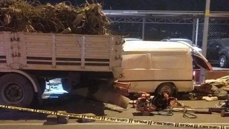 'Kahramanmaraş´ta trafik kazası: 1 ölü'