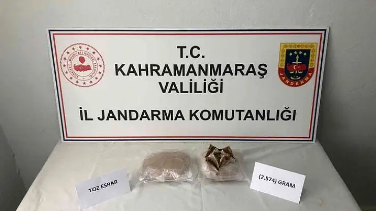 'Kahramanmaraş´ta uyuşturucu operasyonu: 1 gözaltı'