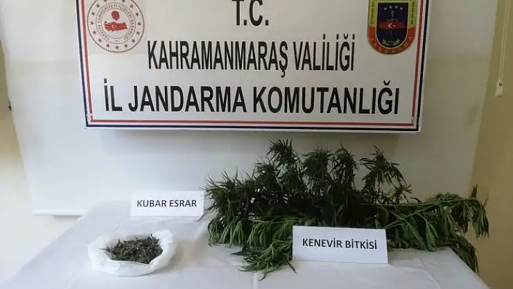 'Kahramanmaraş´ta uyuşturucu operasyonu'