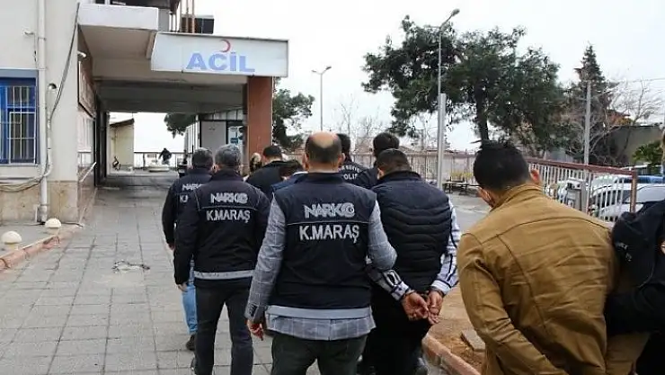 'Kahramanmaraş´ta uyuşturucu tacirlerine suçüstü: 10 kişi tutuklandı'