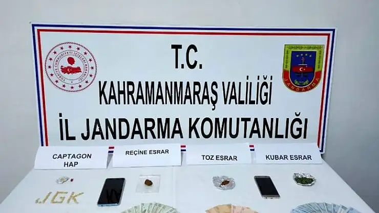 'Kahramanmaraş´ta uyuşturucuya 2 gözaltı'