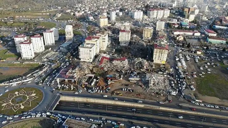 'Kahramanmaraş´ta yıkım havadan görüntülendi'