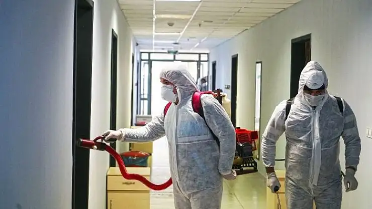 'Kahramanmaraş´ta yurtlar dezenfekte ediliyor'
