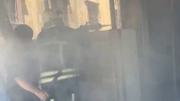 'Kahramanmaraşta depo yangını'