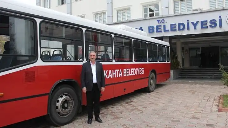 'Kahta Belediyesi araç filosuna yeni otobüs'