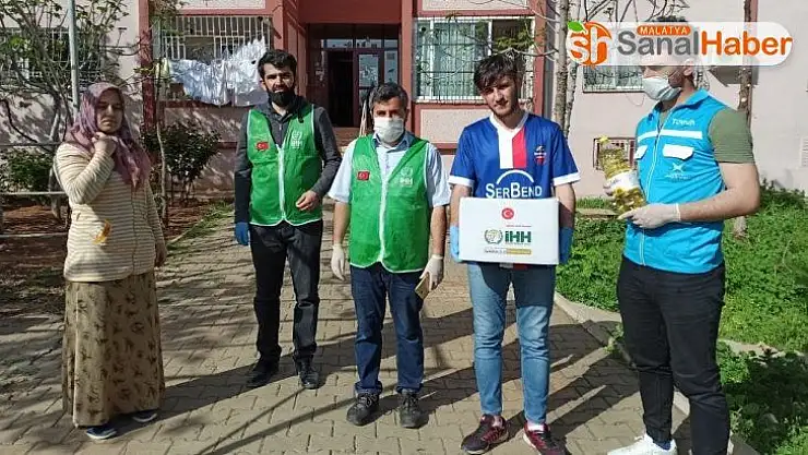 Kahta'da bin 350 aileye yardım ulaştı