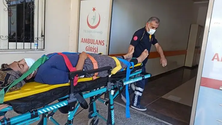 'Kahta´da damdan düşen kadın ağır yaralandı'