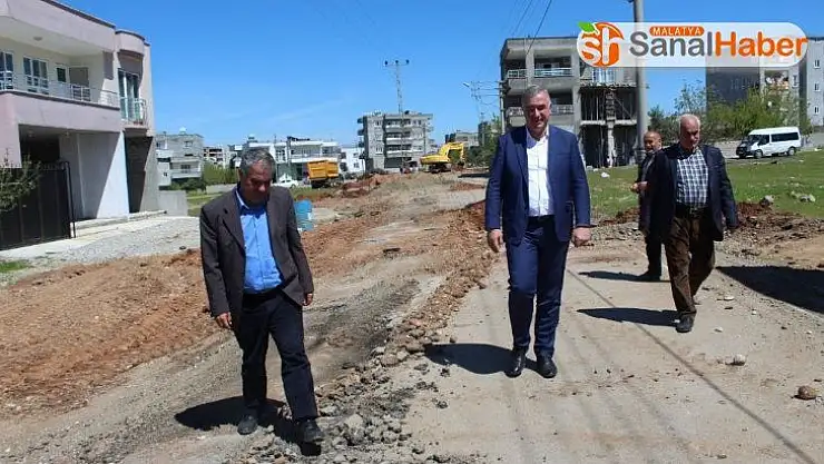 Kahta'da yeni sokak çalışmalarına start verildi
