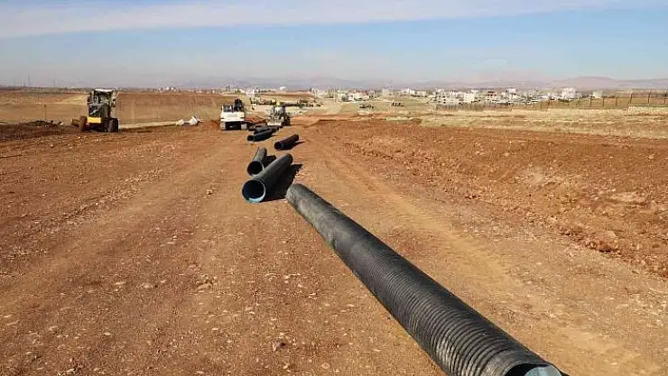 'Kahta´daki çevre yolu alt yapı çalışmaları devam ediyor'