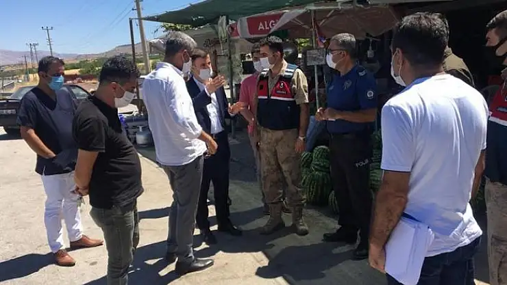 'Kale´de, Covid-19 denetimi yoğunlaştırıldı'