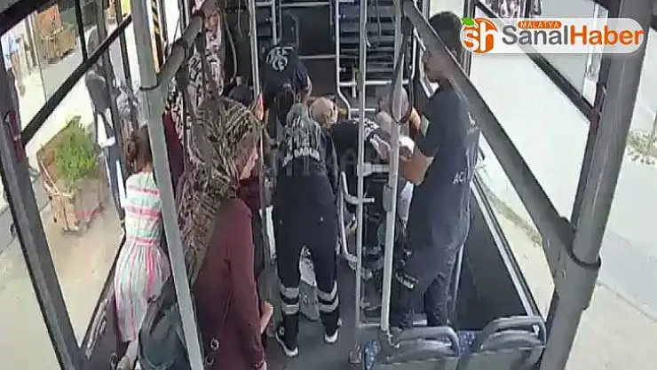 Kalp krizi geçiren yolcuyu hastaneye yetiştirdi