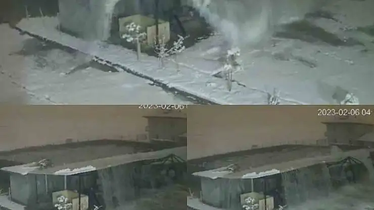 'Kameraya yansıyan deprem anındaki görüntü tsunamiyi hatırlattı'