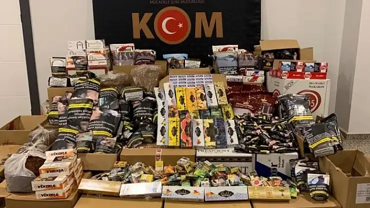'Kamyon dolusu kaçak tütüne el konuldu'