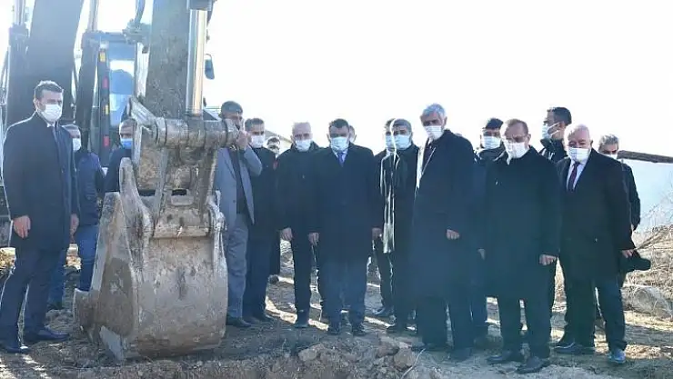 'Kanalizasyon yatırımına törenle start verildi'