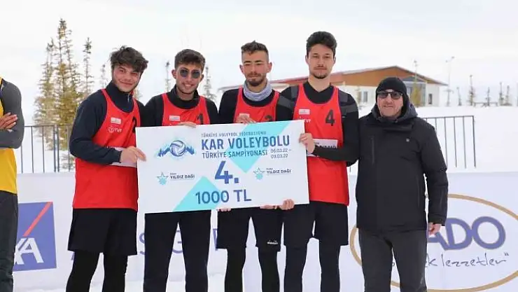 'Kar Voleybolu Türkiye Şampiyonası sona erdi'