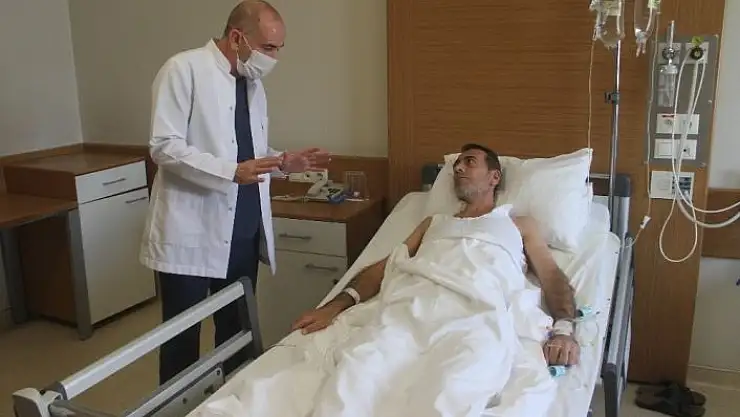 'Karın ağrısı ile kanser hastalığı ortaya çıktı, kapalı yöntemle sağlığına kavuştu'