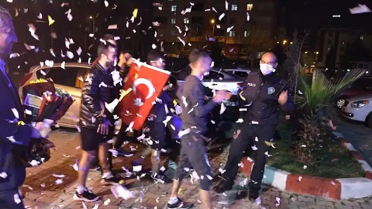 'Kavga ihbarına giden polis ekiplerine sürpriz'