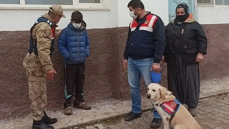 'Kayıp çocuğu 6 saat sonra iz takip köpeği buldu'