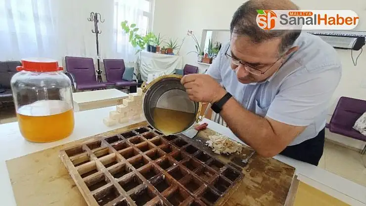 Baskil´de kayısı çekirdeğinden sabun ve kolonya