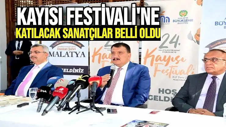 Kayısı Festivali'ne Katılacak Sanatçılar Belli Oldu