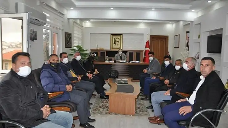 'Kaymakam Demir muhtarlarla buluştu'