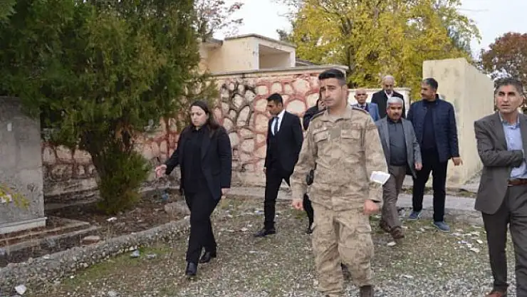 'Kaymakam Demir, yapılması planlanan karakol yerini inceledi'