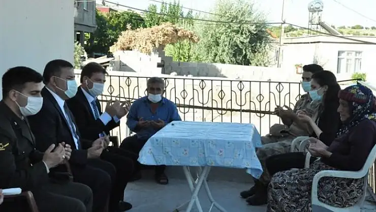 'Kaymakam İmamoğlu´ndan şehit ve gazi ailelerine ziyaret'
