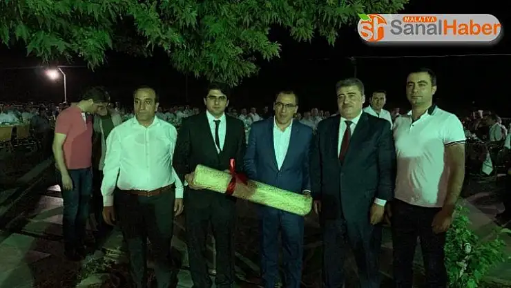 Kaymakam Kaya'ya veda yemeği