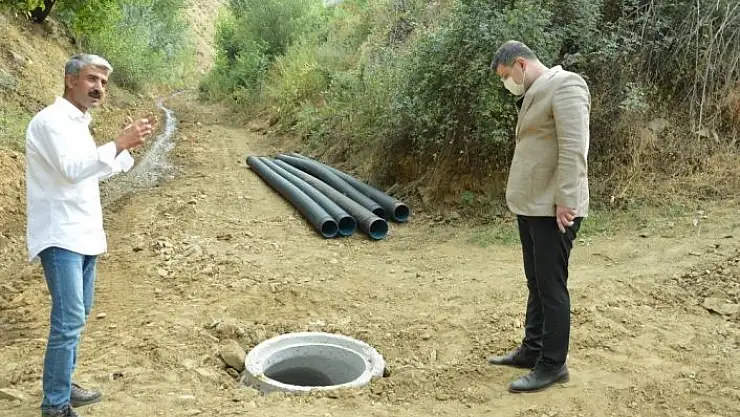 'Kaymakam Uçar, alt yapı çalışmalarını inceledi'