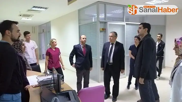 Kaymakamdan hastaneye ani denetim