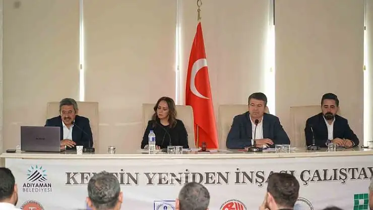 'Kentin yeniden inşası çalıştayı düzenlendi'