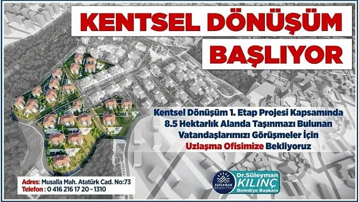 'Kentsel dönüşüm icmal listesi askıya çıkarıldı'