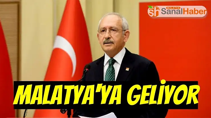 Kılıçdaroğlu Malatya´ya Geliyor