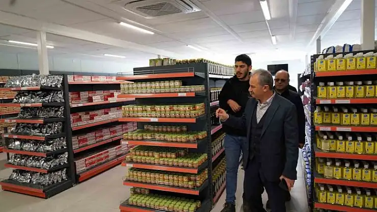 'Kılınç, destek markette incelemelerde bulundu'