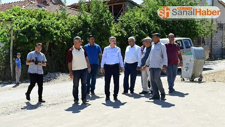 Kırkpınar mahallesinde sathi kaplama çalışması tamamladı