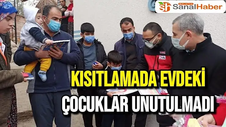 Kısıtlamada evdeki çocuklar unutulmadı