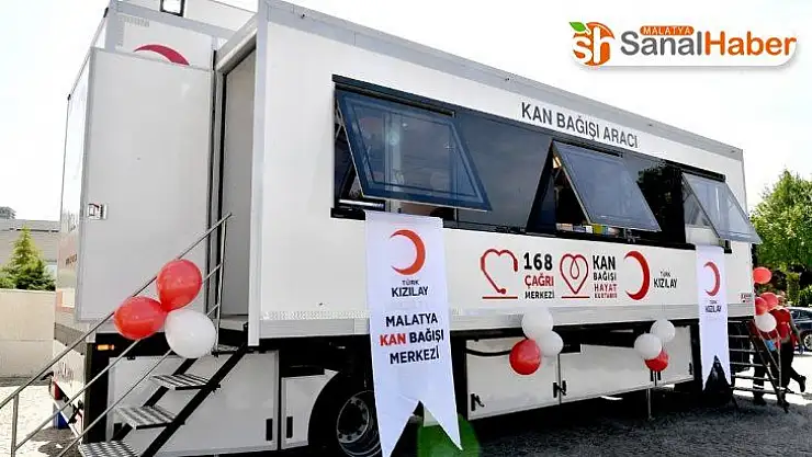 Kızılay'dan Malatya'ya yeni mobil kan bağışı aracı