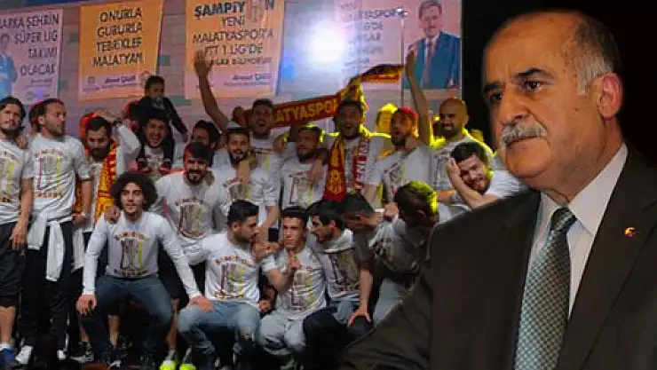 ERKOÇ´TAN, YENİ MALATYASPOR´A KUTLAMA MESAJI