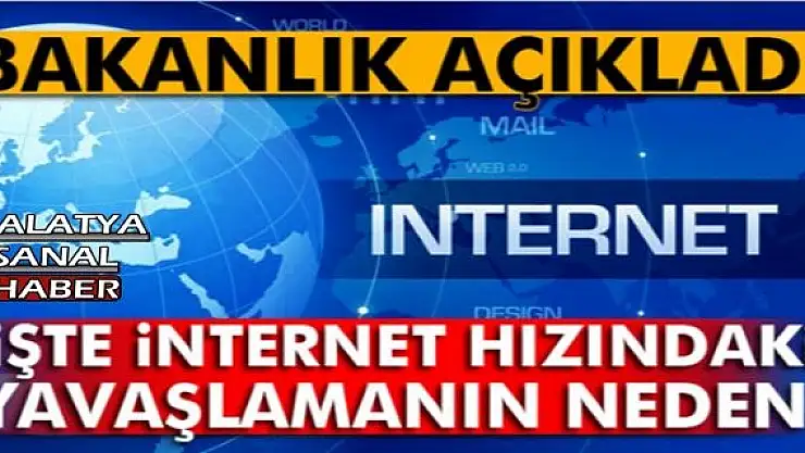 İşte internet hızındaki yavaşlamanın nedeni