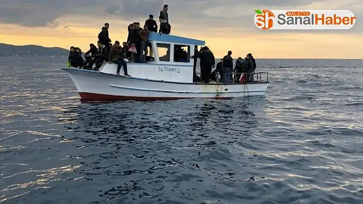 KKTC açıklarında 34 mülteci yakalandı