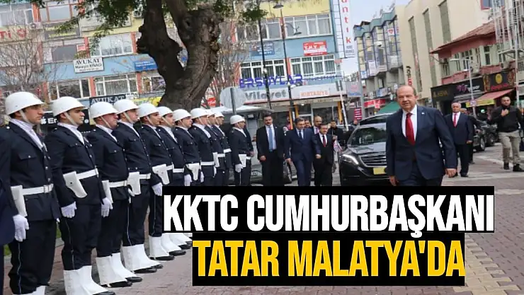 KKTC Cumhurbaşkanı Tatar Malatya'da 