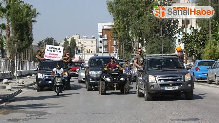 KKTC'de bazı bölgelere yasak getirilmesi avcıları sokağa döktü