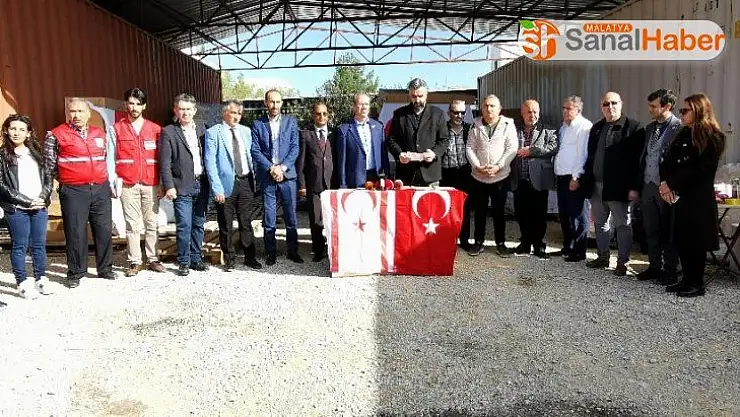 KKTC'den Elazığ'daki depremzedelere yardım sürüyor